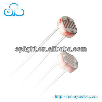 5mm Good Reliability LDR Sensor GL5637-2 Light Resistance 30-50Kohms